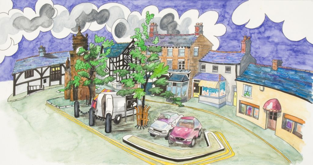 Sgwar Sant Pedr/St Peter's Square Ruthin